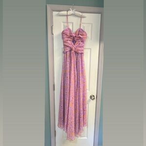 Floral Prom Dress Long Formal Dress Luxxel Size Small